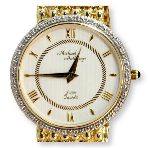 14k michael anthony watch